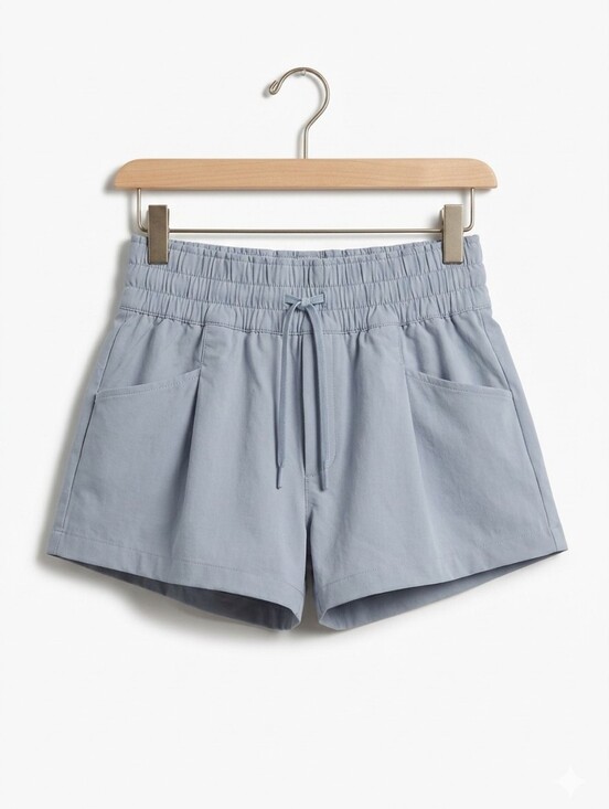 aerie Pants - aerie Light Blue Drawstring Pull OnShorts~Size Medium~New With Tags